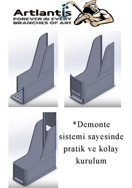 Turuncu Magazinlik Demonte Plastik 2 Adet Plastik Kutu Klasörü Magazinlik A4 Dosya ve Masa Düzenleyici Sınıf Ev Ofis fiyatları