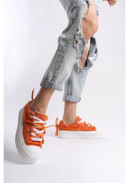 Siyah Parlak Şerit Detaylı Yumuşak Tekstil Rahat Günlük Sneaker Kadın Spor Yürüyüş Ayakkabısı