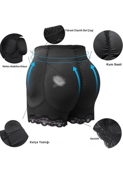 Yastıklı Popo Kaldırıcı Dolgunlaştırıcı Şekillendirici Pop-Up Korse Kalça Hip Dips Basen Korse fırsatları