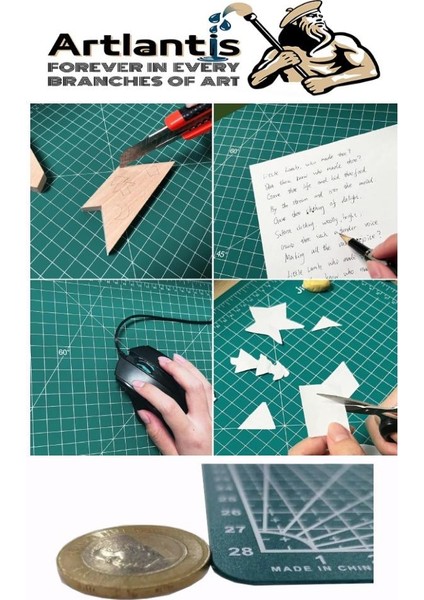 Kesim Matı A4 22X30 cm Çift Taraflı 2 Adet Çizim Matı Kesme Madı Kesim Tablası Kesim Altlığı fiyatları