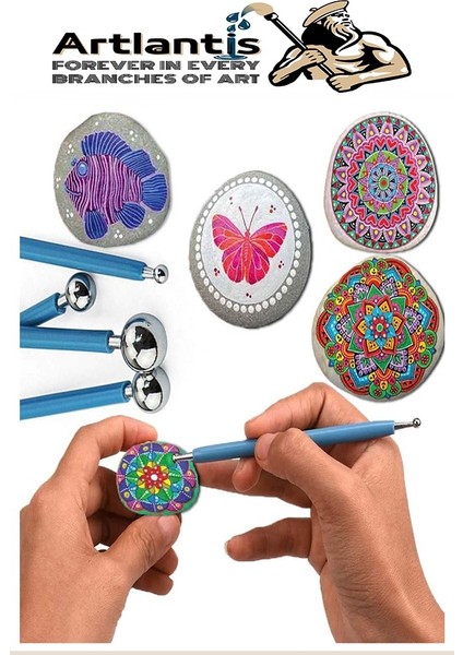 Top Uçlu Pasta Şekil Verme ve Modelleme Seti 4 Lü 1 Paket Top Ütü Çiçek Ütüsü Şeker Hamuru Şekillendirme Pasta Fondan modelleri