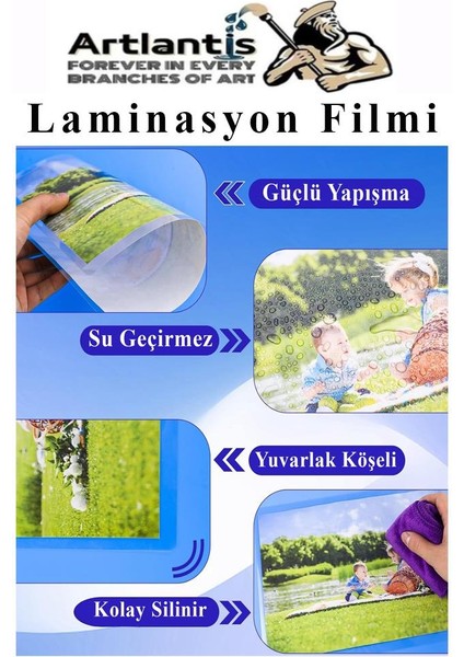 Laminasyon Filmi Parlak A5 100 Lü 1 Paket 125 Mikron Laminasyon Kaplama Pvc Kaplama Poşeti 100 Adet
