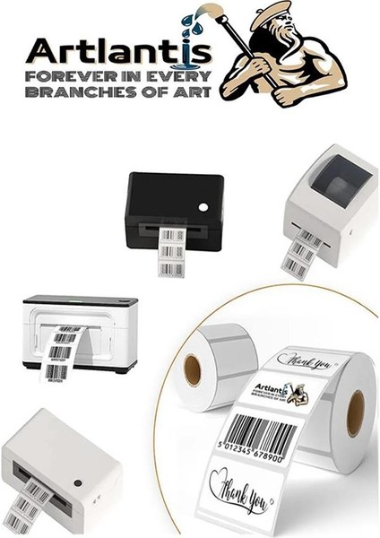 30X50 mm Barkod Etiketi Yapışkanlı 6 Adet Rulo Etiket Termal Barkot Terazi Etiketi 1000 Li Barkod Yazıcılarına Uyumludur fırsatları