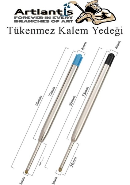 Mavi Tükenmez Kalem Yedeği 10 Adet Tükenmez Kalem Içi Yedek Mavi Metal Tükenmez Kalem Içi Okul Ofis Jel Kalem Içi fiyatları