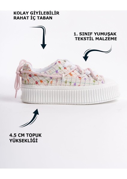 Siyah Cilt Süet Parlak Taş Detaylı Bağcıklı Yüksek Taban Günlük Kadın Sneaker Spor Ayakkabı fiyatları