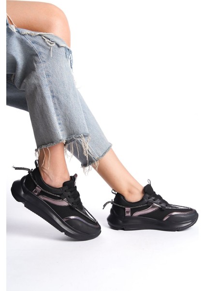 Beyaz Gri Bağcıklı Yüksek Topuk Günlük Sneaker Spor Ayakkabı modelleri