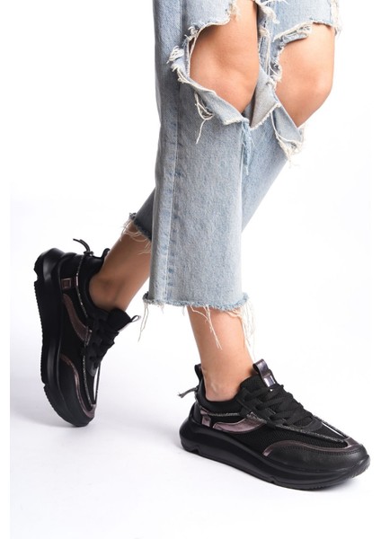 Beyaz Gri Bağcıklı Yüksek Topuk Günlük Sneaker Spor Ayakkabı fırsatları