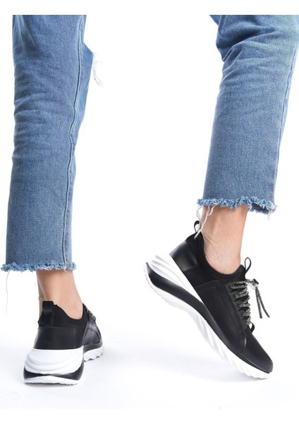 Düz Nude Çıt Çıt Detaylı Bağcıklı Günlük Kadın Sneaker Spor Ayakkabı modelleri