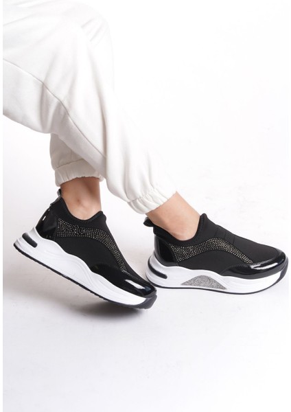 Ten Nude Parlak Bağcıklı Yumuşak Tekstil Rahat Günlük Sneaker Kadın Spor Yürüyüş Ayakkabısı fırsatları