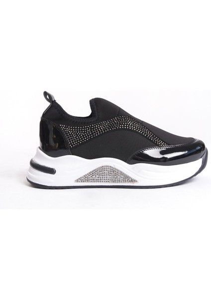 Ten Nude Parlak Bağcıklı Yumuşak Tekstil Rahat Günlük Sneaker Kadın Spor Yürüyüş Ayakkabısı indirimleri