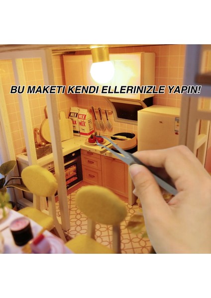 Minyatür Maket Seti: Tatlı Anı & Şekerlemeci | Ikili Paket |dıy Hobi Seti