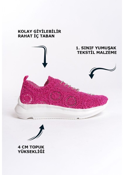 Siyah Gümüş Şerit Detaylı Fileli Rahat Taban Bağcıklı Günlük Kadın Sneaker Spor Ayakkabı fiyatları