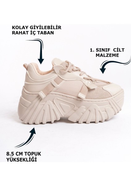 Siyah Parlak Bağcıklı Taş Detaylı Yumuşak Tekstil Rahat Günlük Sneaker Kadın Spor Yürüyüş Ayakkabısı