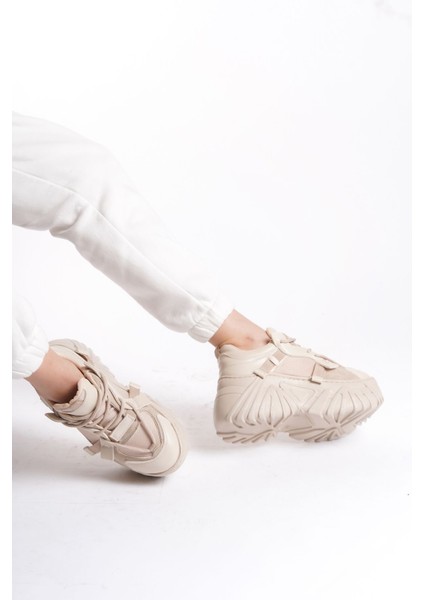 Siyah Parlak Bağcıklı Taş Detaylı Yumuşak Tekstil Rahat Günlük Sneaker Kadın Spor Yürüyüş Ayakkabısı