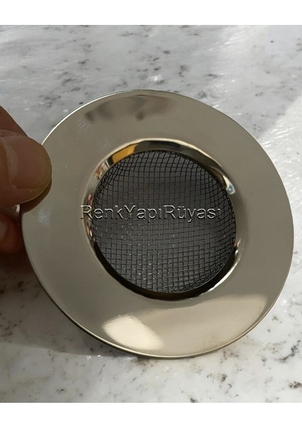 Paslanmaz Çelik Mutfak Lavabo Süzgeci, Tıkanmayı Önleyici Drenej Tıpası, 7,5 cm
