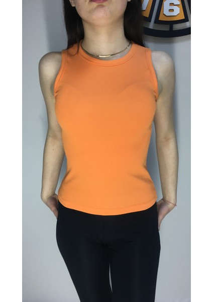 Işıl Tekstil Kadın Turuncu Spor T-Shirt