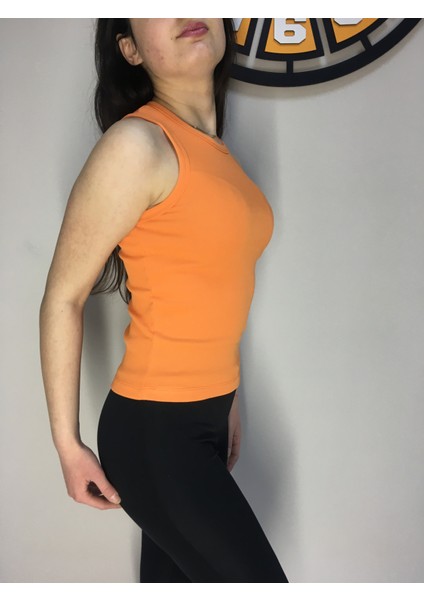 Işıl Tekstil Kadın Turuncu Spor T-Shirt
