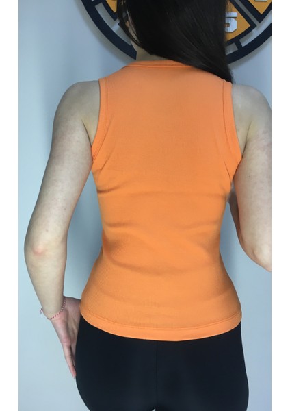 Işıl Tekstil Kadın Turuncu Spor T-Shirt