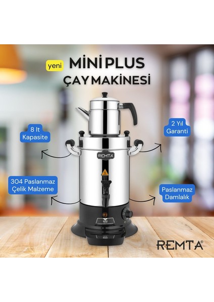 Mini Plus Tek Demlikli Çay Makinesi 8 Lt - R29P fiyatları