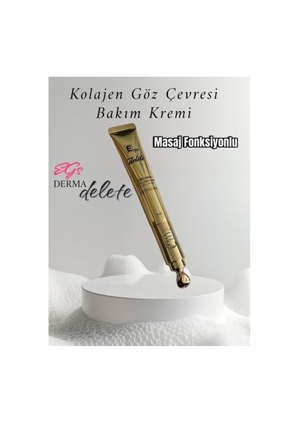 Dermadelete Göz Çevresi Collagen Masaj Fonksiyonlu Bakım Kremi