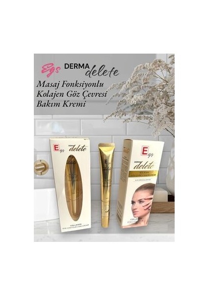 Dermadelete Göz Çevresi Collagen Masaj Fonksiyonlu Bakım Kremi fiyatları