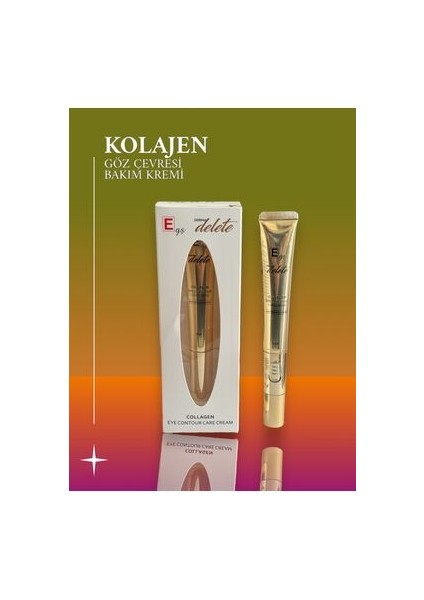 Dermadelete Göz Çevresi Collagen Masaj Fonksiyonlu Bakım Kremi modelleri