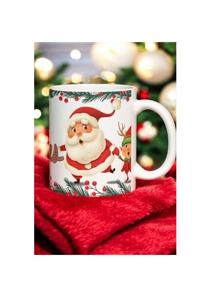 Yılbaşı Klasik Christma Kupa Bardak Mug