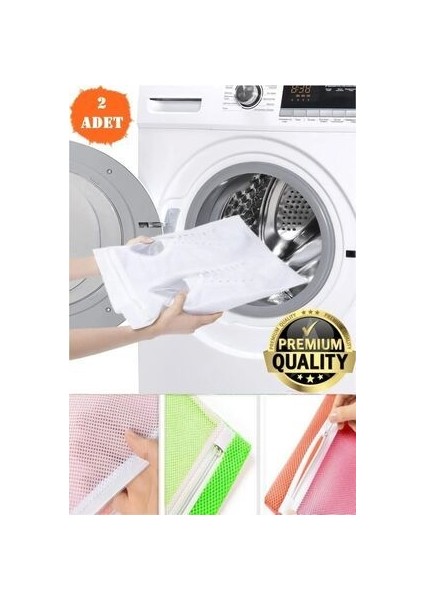 2 Adet Fermuarlı Ayakkabı Yıkama Filesi