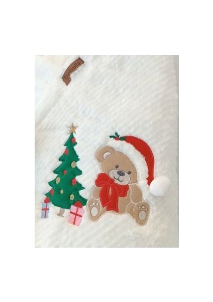 Yeni Yıl Özel Kışlık Bebek Battaniyesi & Kundağı Çam Ağacı /ayıcık Işleme Hediyelik Hastane Çıkışı modelleri