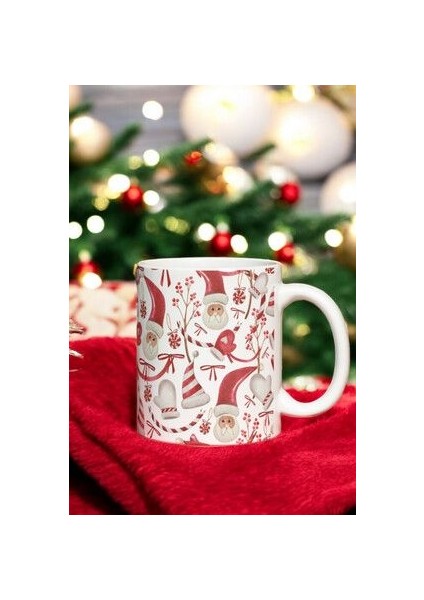 Yılbaşı Klasik Noel Baba Kupa Bardak Mug modelleri
