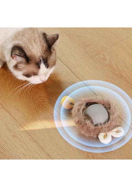 Yeni Nesil Hareketli Şarjlı Işıklı 360 Derece Dönen Akıllı Oyun Topu İnteraktif Kedi Köpek Oyuncağı modelleri