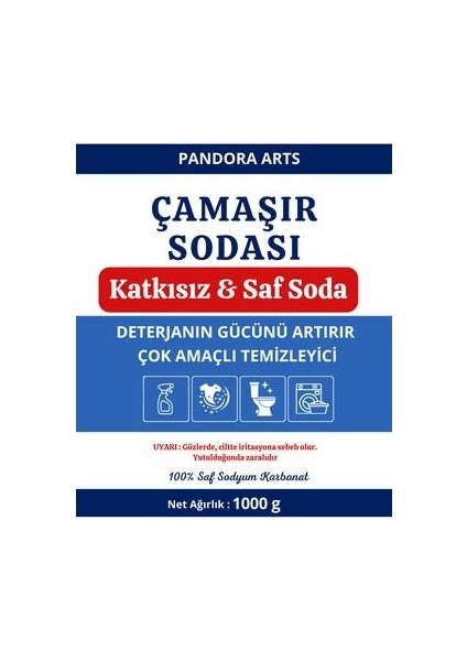 Çamaşır Sodası , Sodyum Karbonat, Sodamatik Elde ve Makinede 1 kg