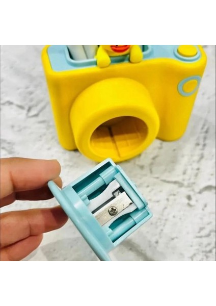 Turuncu Kamera Şeklinde Kalemtıraşlı USB Masa Üstü Lamba - Şık ve Fonksiyonel! fırsatları