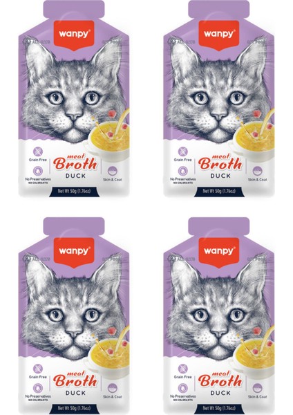 Ördekli Tahılsız Kedi Çorbası 50GR - 4 Adet