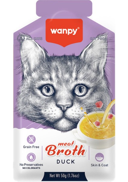Ördekli Tahılsız Kedi Çorbası 50GR - 48 Adet
