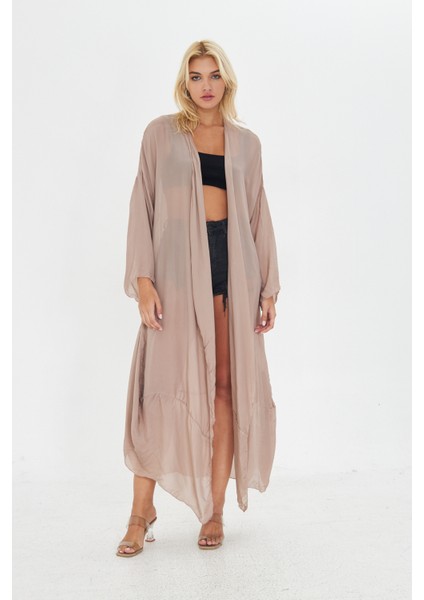 Vizon Uzun Soft Yumuşak Kimono