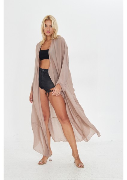 Vizon Uzun Soft Yumuşak Kimono