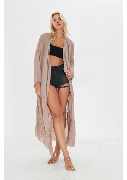 Vizon Uzun Soft Yumuşak Kimono