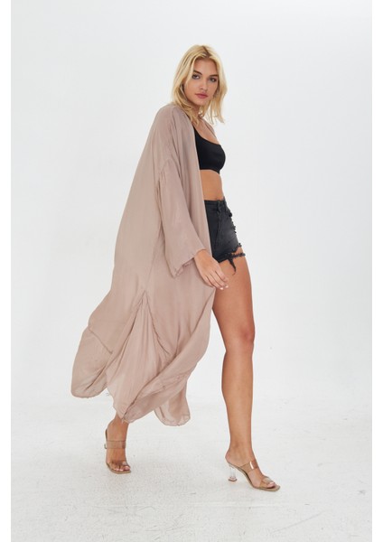 Vizon Uzun Soft Yumuşak Kimono