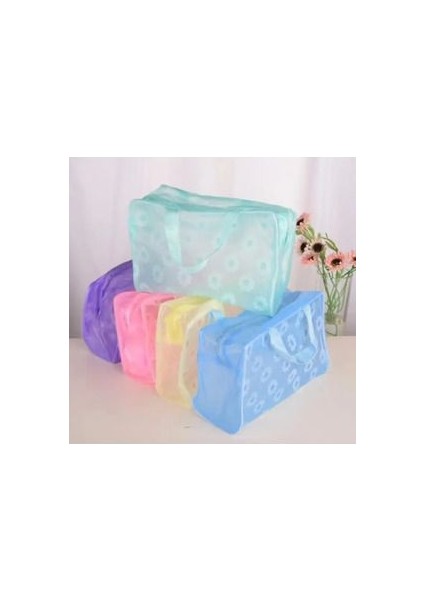 5 Adet Renkli Makyaj Çantası Organizatör Düzenleyici Çanta fırsatları