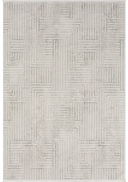 Mısra Koleksiyonu Modern Desenli Halı 5004 Kahve