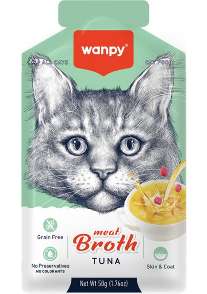 Ton Balıklı Tahılsız Kedi Çorbası 50GR - 12 Adet