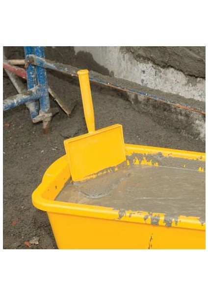 Serpme Küreği 21.5 cm x 20 cm x 40 cm Plastik Sarı