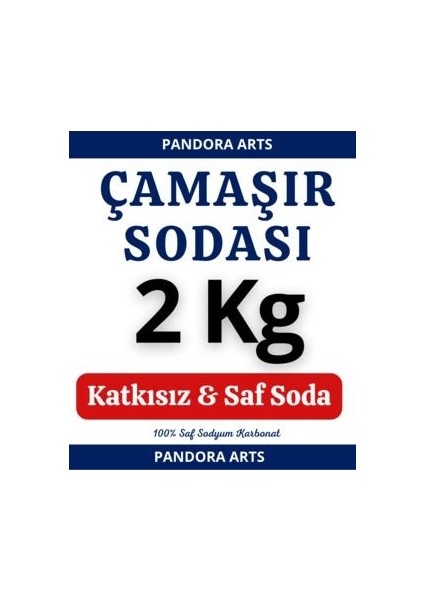 Çamaşır Sodası Sodyum Karbonat (Hafif Soda) 2 kg