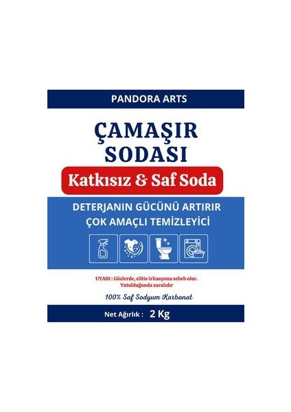 Çamaşır Sodası Sodyum Karbonat (Hafif Soda) 2 kg fiyatları