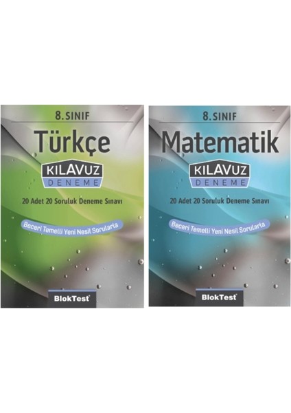 8.sınıf Lgs Türkçe - Matematik 20 Soruluk 20 Li Deneme