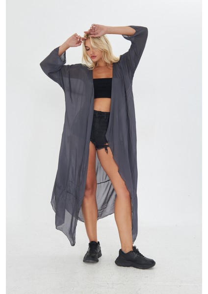 Antrasit Ultra Soft Uzun I Kimono