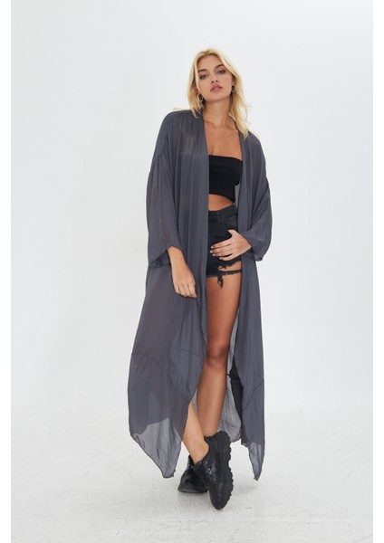 Antrasit Ultra Soft Uzun I Kimono
