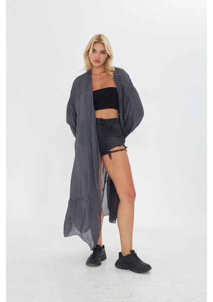 Antrasit Ultra Soft Uzun I Kimono