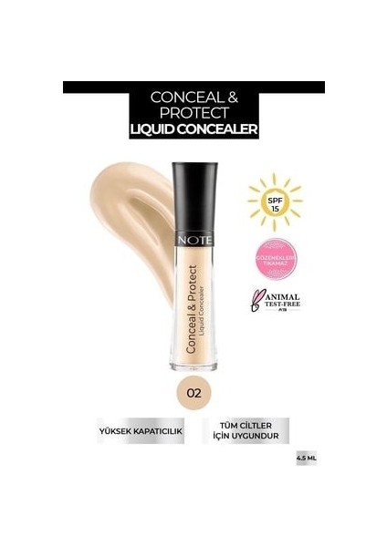 Conceal & Protect Likit Concealer - 02 Gkhaircenter